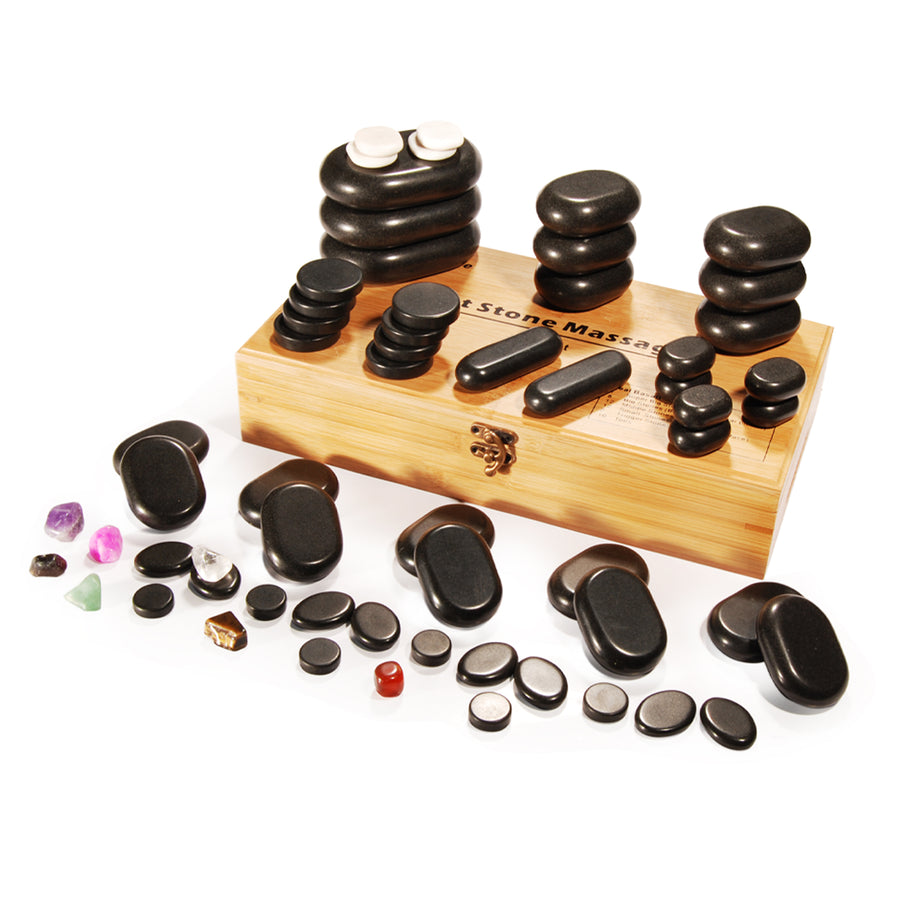 Hot Massage Stones, Massage stone massage stone kit,  massage stone set, hot rocks, massage stones