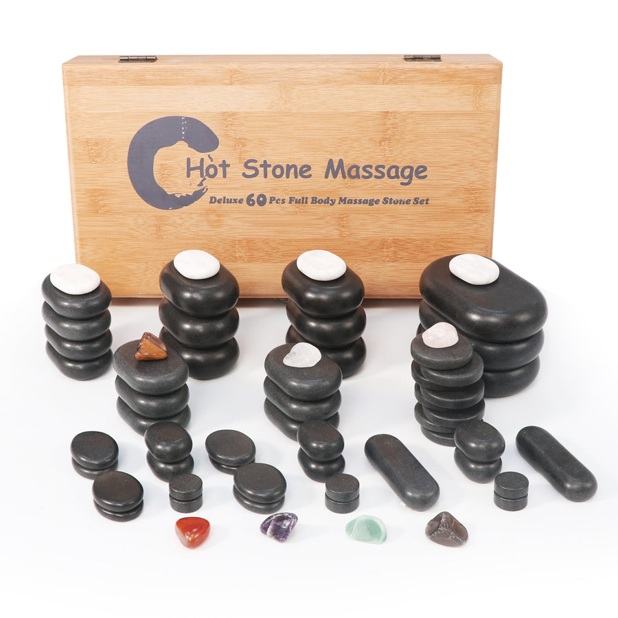 Hot Massage Stones, Massage stone massage stone kit,  massage stone set, hot rocks, massage stones