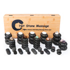 Massage Stone,massage stone quarts, massage stone kit, stones, rock, rocks,hot stone, warm stone, cold stone, heat stone,stone warmer, stone  heater, volcano,lava, basalt,black, Grey,therapist, massage therapy,stone set,stone pack,bamboo,box,sets,package