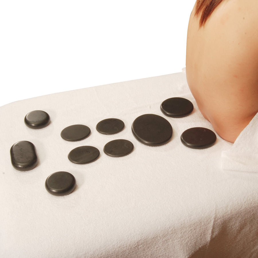 Hot Massage Stones, Massage stone massage stone kit,  massage stone set, hot rocks, massage stones