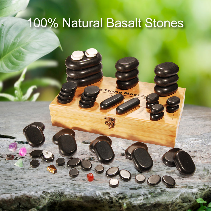 Hot Massage Stones, Massage stone massage stone kit,  massage stone set, hot rocks, massage stones