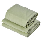 Lightning Deal! Master Massage Deluxe Massage Table Flannel 3 Piece Sheet Set - 100% Cotton-Pure White