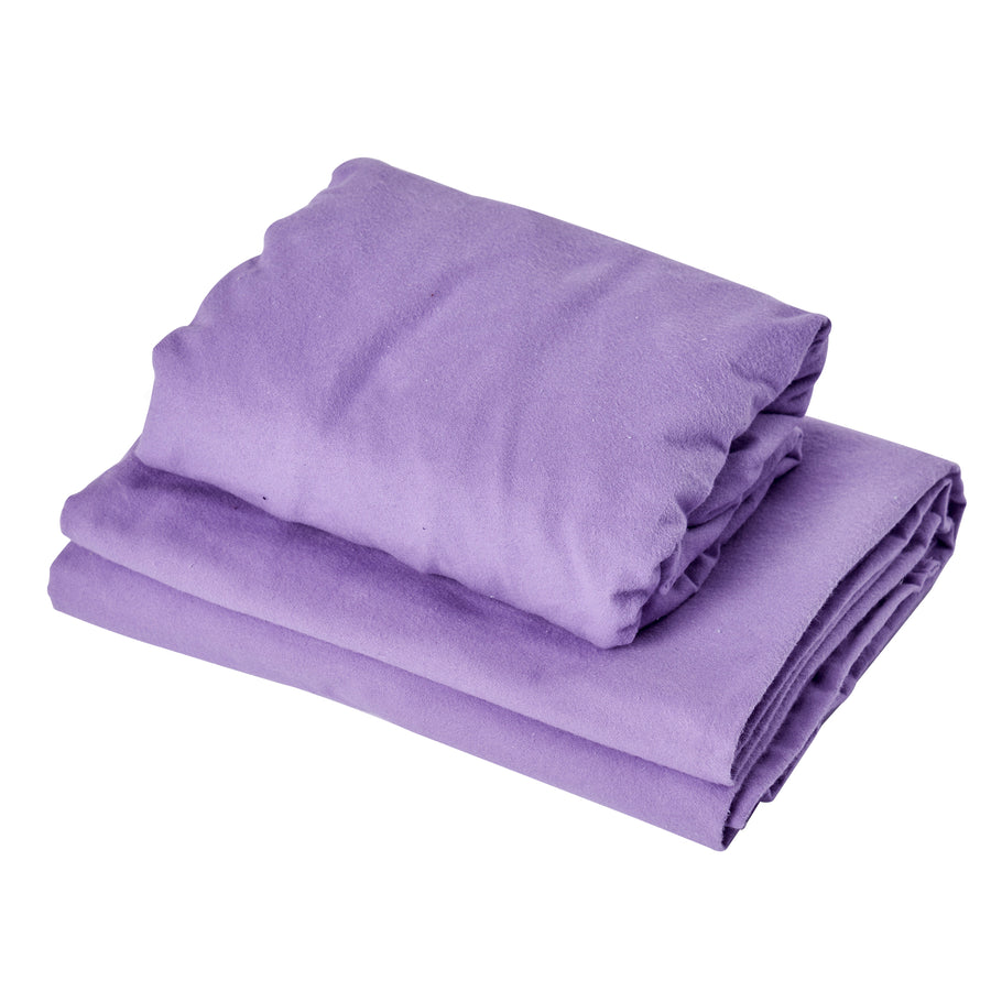 Lightning Deal! Master Massage Deluxe Massage Table Flannel 3 Piece Sheet Set - 100% Cotton-Pure White