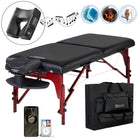 lightweight massage couch, mobile massage therapist,Study  Strong Soft Cushion Premium comfort Portable Massage Table  Oil proof & waterproof surface Foldable and Portable carry case include adjustable table height and face cradle  Tattoo table Thick foam Light weight