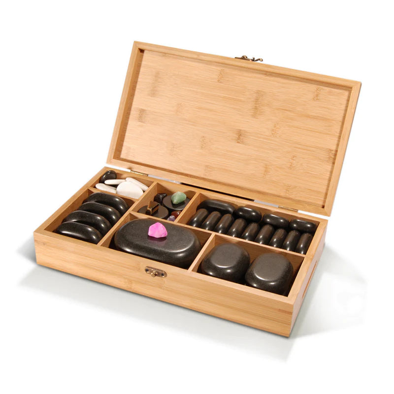 Hot Massage Stones, Massage stone massage stone kit,  massage stone set, hot rocks, massage stones