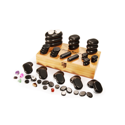 Hot Massage Stones, Massage stone massage stone kit,  massage stone set, hot rocks, massage stones