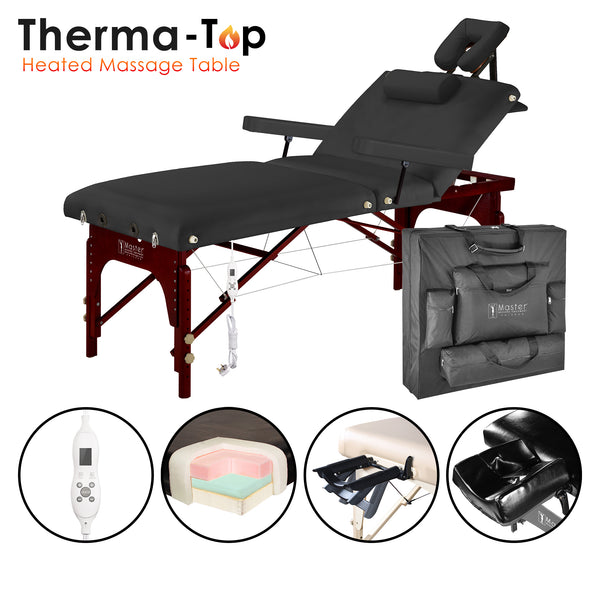 Portable Therma-Top Massage Tables, Heating Top Massage Table – Mastermassage(UK