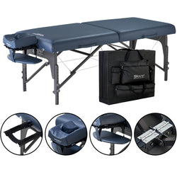 Sturdy Support, Strong, Soft Cushion, Premium comfort, Portable Massage Table, Oil proof and water proof surface highly resistant, high-quality upholstery, folding couch bed, extension headrest, carry case include, Mobile Massage, extension head rest, easy set up,Study  Strong Soft Cushion Premium comfort Portable Massage Table  Oil proof & waterproof surface Foldable and Portable carry case include adjustable table height and face cradle  Tattoo table Thick foam