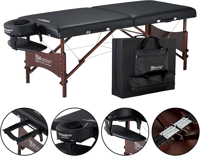 Sturdy Support, Strong, Soft Cushion, Premium comfort, Portable Massage Table, Oil proof and water proof surface highly resistant, high-quality upholstery, folding couch bed, extension headrest, carry case include, Mobile Massage, extension head rest, east set up