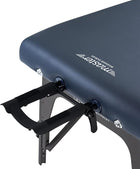 Master Massage 79cm Montclair Pro Portable Massage Table Package, Royal Blue, Memory Foam Cushioning, Reiki Panels, Shiatsu Cable Release