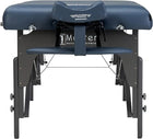 Master Massage 79cm Montclair Pro Portable Massage Table Package, Royal Blue, Memory Foam Cushioning, Reiki Panels, Shiatsu Cable Release