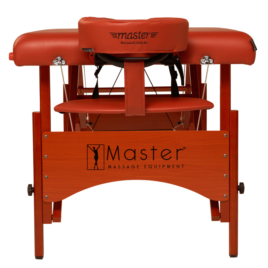 Master Fairlane 63.5cm Portable Massage Table Package in cinnamon colour