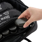 Master Massage Hot Stone Massage Heater Bag with Adjustable Temperature Control, Portable Spa Stone Warmer for Massage Stones & Towels (Black)