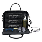 Master Massage Hot Stone Massage Heater Bag with Adjustable Temperature Control, Portable Spa Stone Warmer for Massage Stones & Towels (Black)
