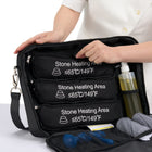 Master Massage Hot Stone Massage Heater Bag with Adjustable Temperature Control, Portable Spa Stone Warmer for Massage Stones & Towels (Black)