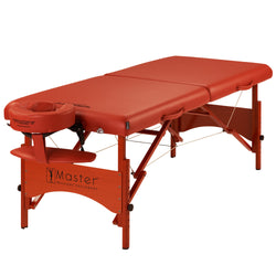 Master Fairlane 63.5cm Portable Massage Table Package in cinnamon colour