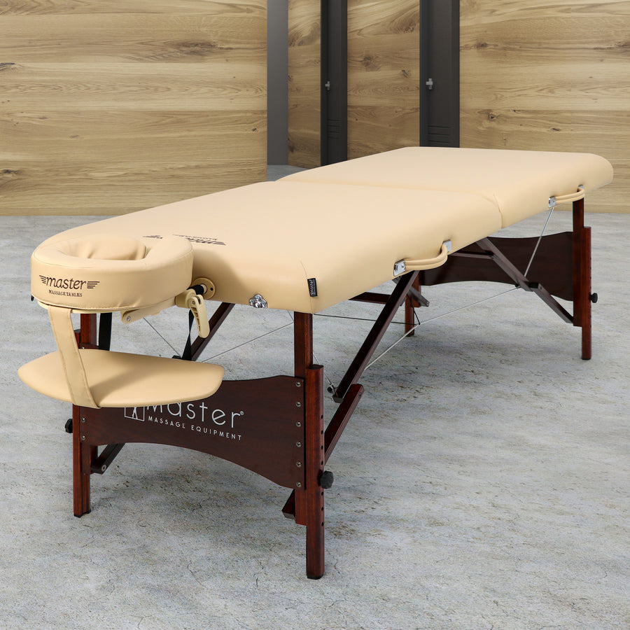 Master Paradise 71cm Portable Massage Table Bundle