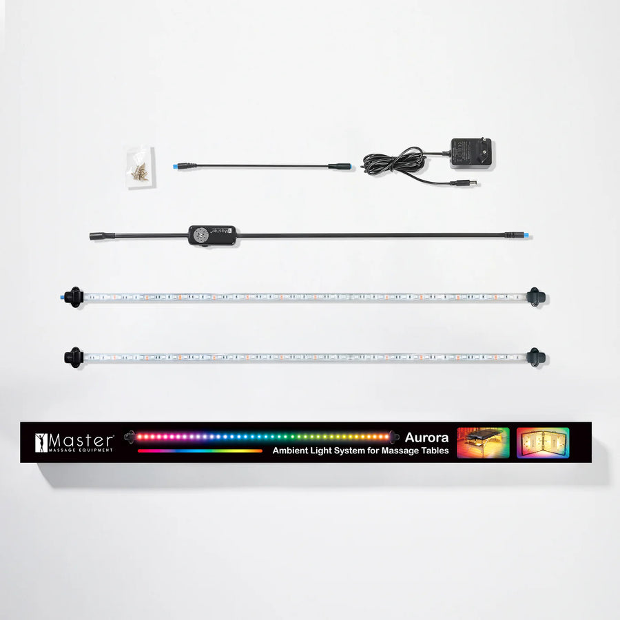 Master Massage Aurora Multicolor Ambient Lighting System for Massage Tables – Atmosphere Light, LED Strips