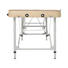 Master Massage 71cm Breeze with face hole Light Weight Aluminum Portable Massage Table Package, Cream Color