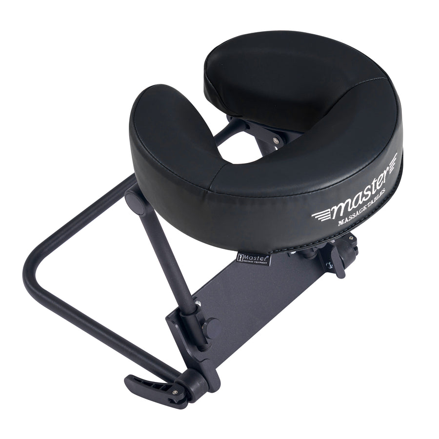 Master Massage Home Mattress Top Massage Kit Adjustable Headrest & Face Cushion Family Use Massage Equipment in Black with Cotton Covers