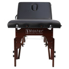 Master Massage 76cm Somerest Salon(3-section) Portable Massage Table Package, with pre-built face holeBlack