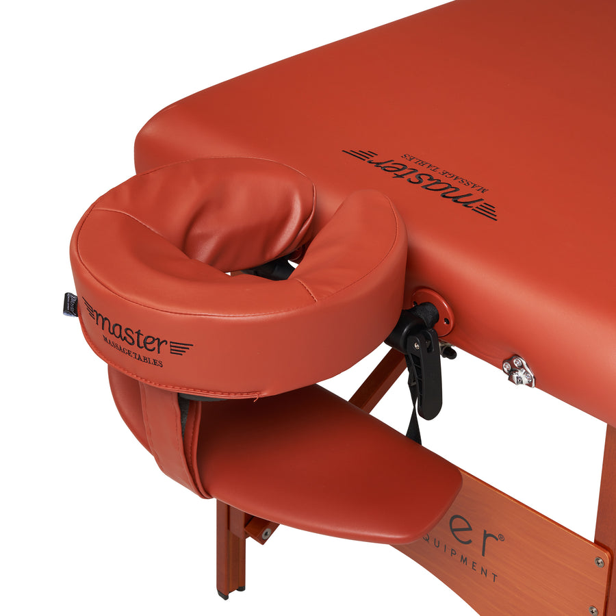 Master Fairlane 63.5cm Portable Massage Table Package in cinnamon colour