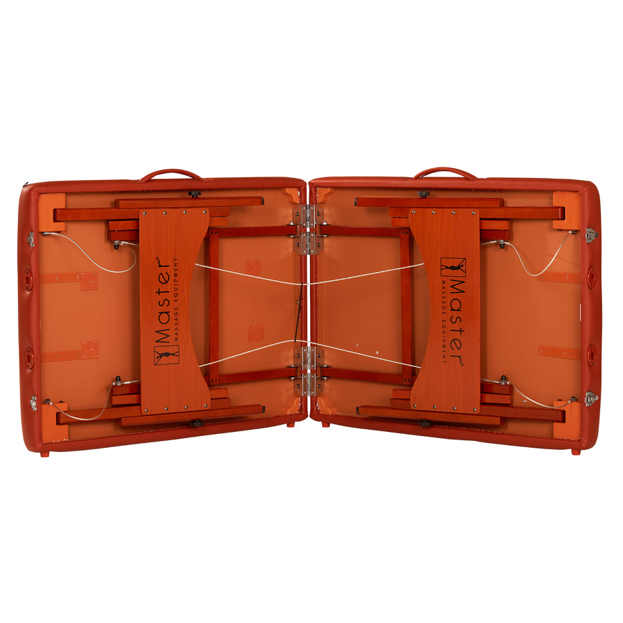 Master Fairlane 63.5cm Portable Massage Table Package in cinnamon colour