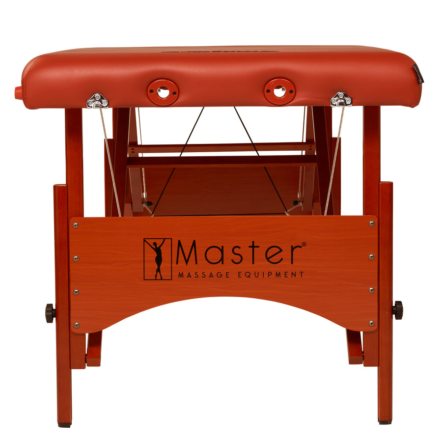 Master Fairlane 63.5cm Portable Massage Table Package in cinnamon colour
