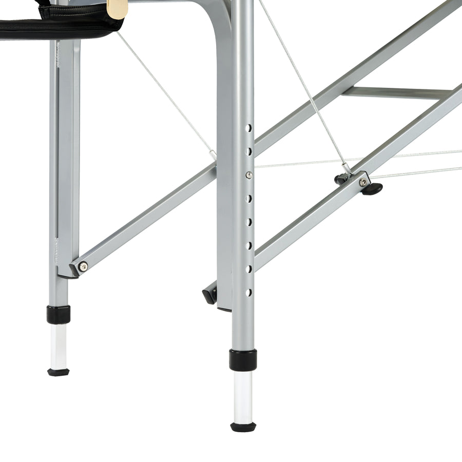 Master Massage LiteMaster light weight Aluminum Portable Massage Table With Breath-hole, 3 section table, weight only 14.5 kg!