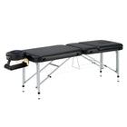 Master Massage LiteMaster light weight Aluminum Portable Massage Table With Breath-hole, 3 section table, weight only 14.5 kg!