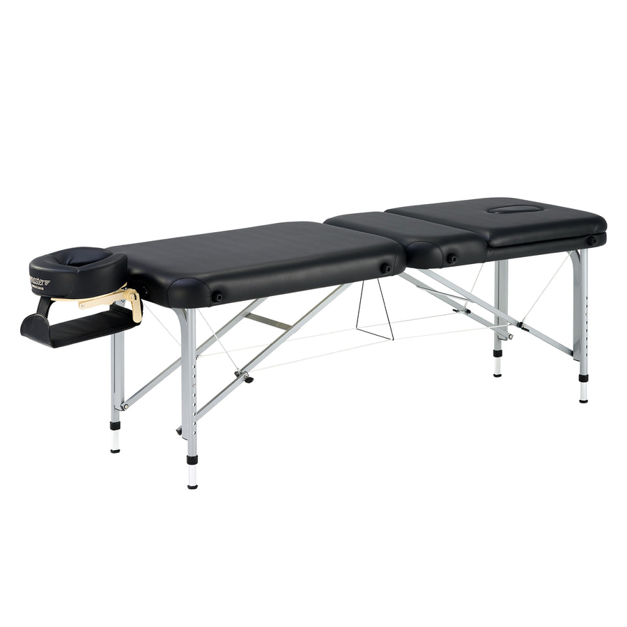 Master Massage LiteMaster light weight Aluminum Portable Massage Table With Breath-hole, 3 section table, weight only 14.5 kg!