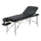Master Massage LiteMaster light weight Aluminum Portable Massage Table With Breath-hole, 3 section table, weight only 14.5 kg!