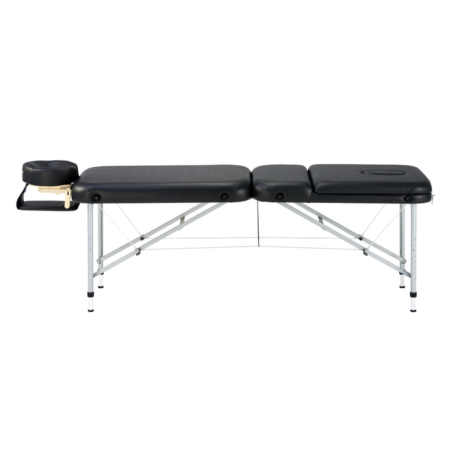 Master Massage LiteMaster light weight Aluminum Portable Massage Table With Breath-hole, 3 section table, weight only 14.5 kg!