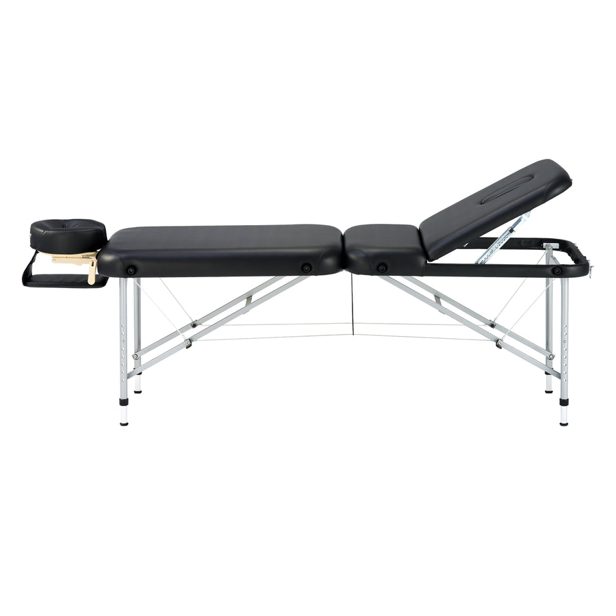 Master Massage LiteMaster light weight Aluminum Portable Massage Table With Breath-hole, 3 section table, weight only 14.5 kg!