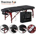 MD9 Thermal Top not working! Master Massage 71cm MONTCLAIR Portable Massage Table Package Thermal Top function has stopped working on this  table (UK Plug) - Adjustable Heating System, Shiatsu Cables, & Reiki Panels! (Black Color)