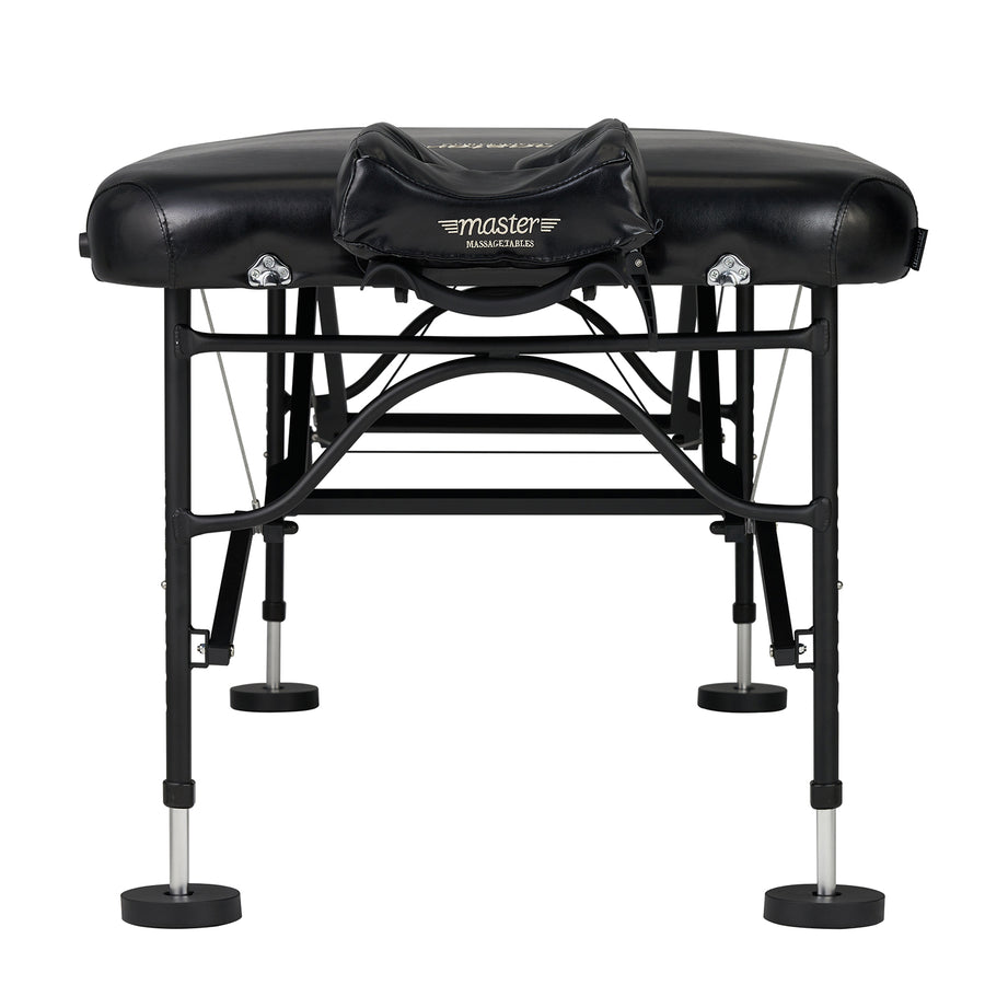 Master Massage 30" STRATOMASTER™ Portable Massage Table Package with NanoSkin™ (Black Color)