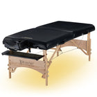 Master Massage Gibraltar 81cm Width Olympic LX Portable Massage Table, Black- Extra Wide for Larger Clients, Supports Weight Up to 363kg.- Tattoo Spa Salon Facial Beauty Bed, Lash Tables